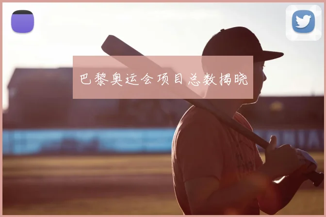 巴黎奥运会项目总数揭晓