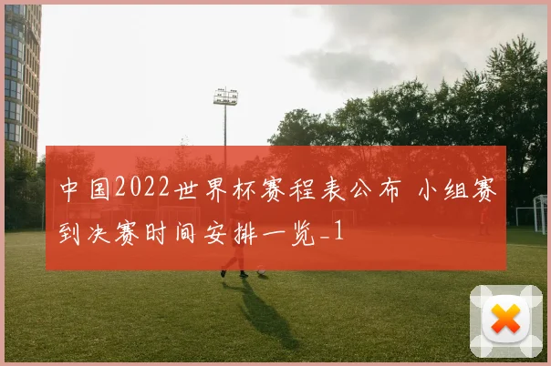 中国2022世界杯赛程表公布 小组赛到决赛时间安排一览_1