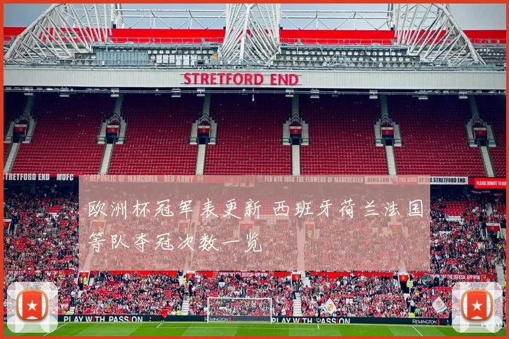 欧洲杯冠军表更新 西班牙荷兰法国等队夺冠次数一览